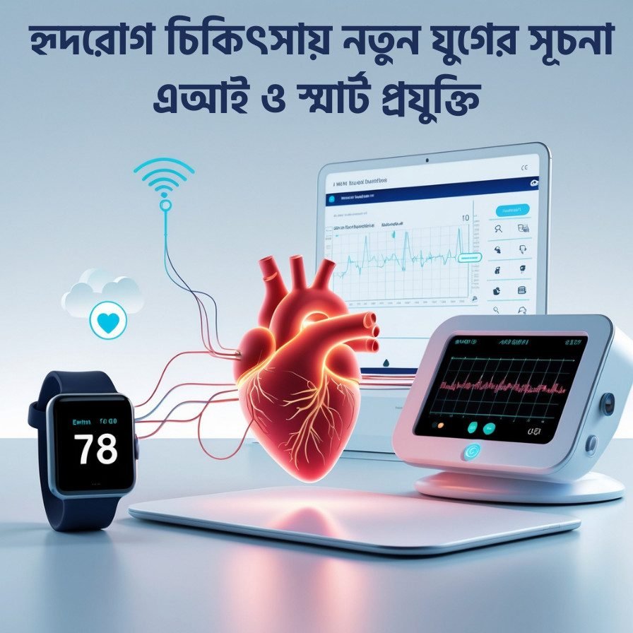 হৃদরোগ চিকিৎসায় নতুন যুগের সূচনা এআই ও স্মার্ট প্রযুক্তি